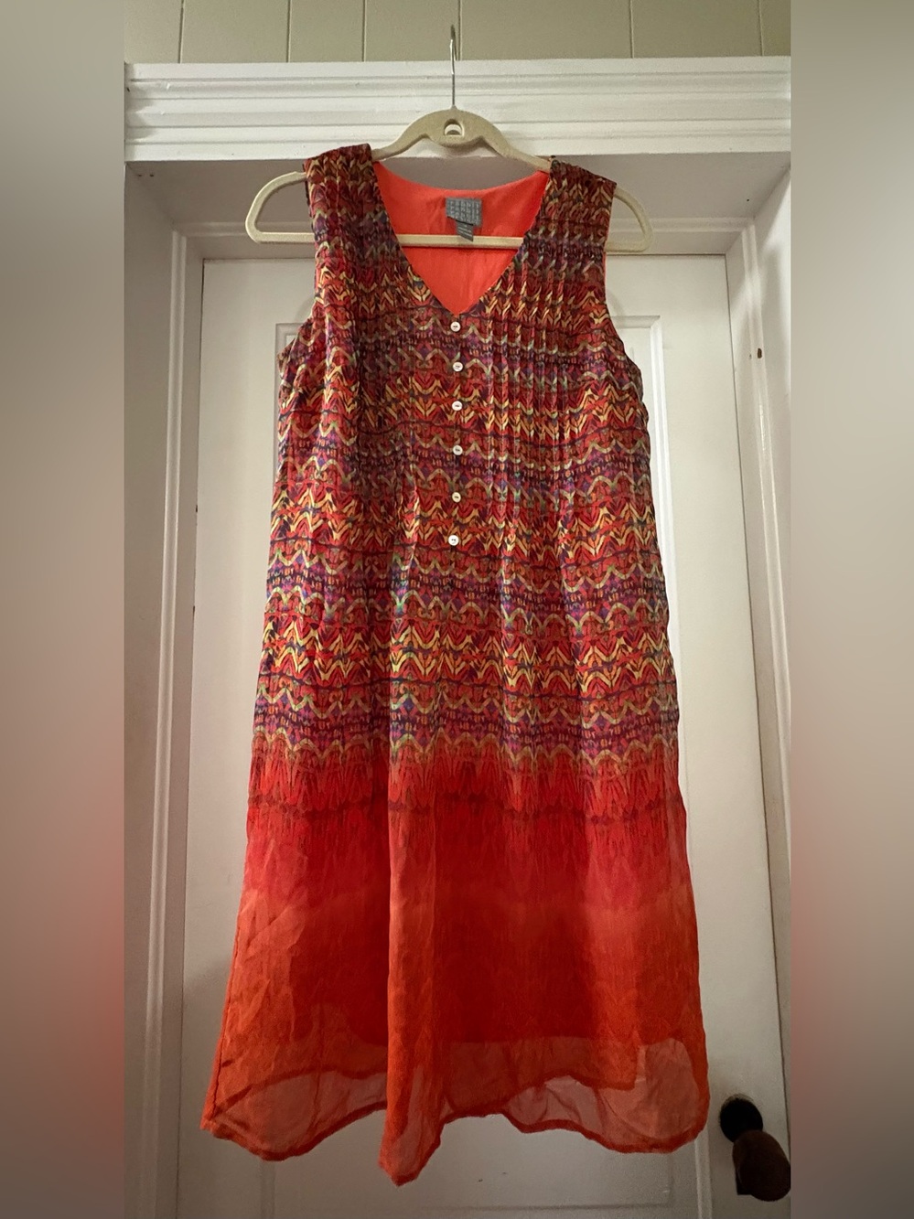 Rabbit Rabbit Rabbit Designs Multicolor Midi Dress Size 10